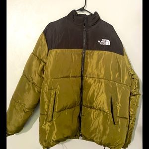 Olive green TNF Puffer